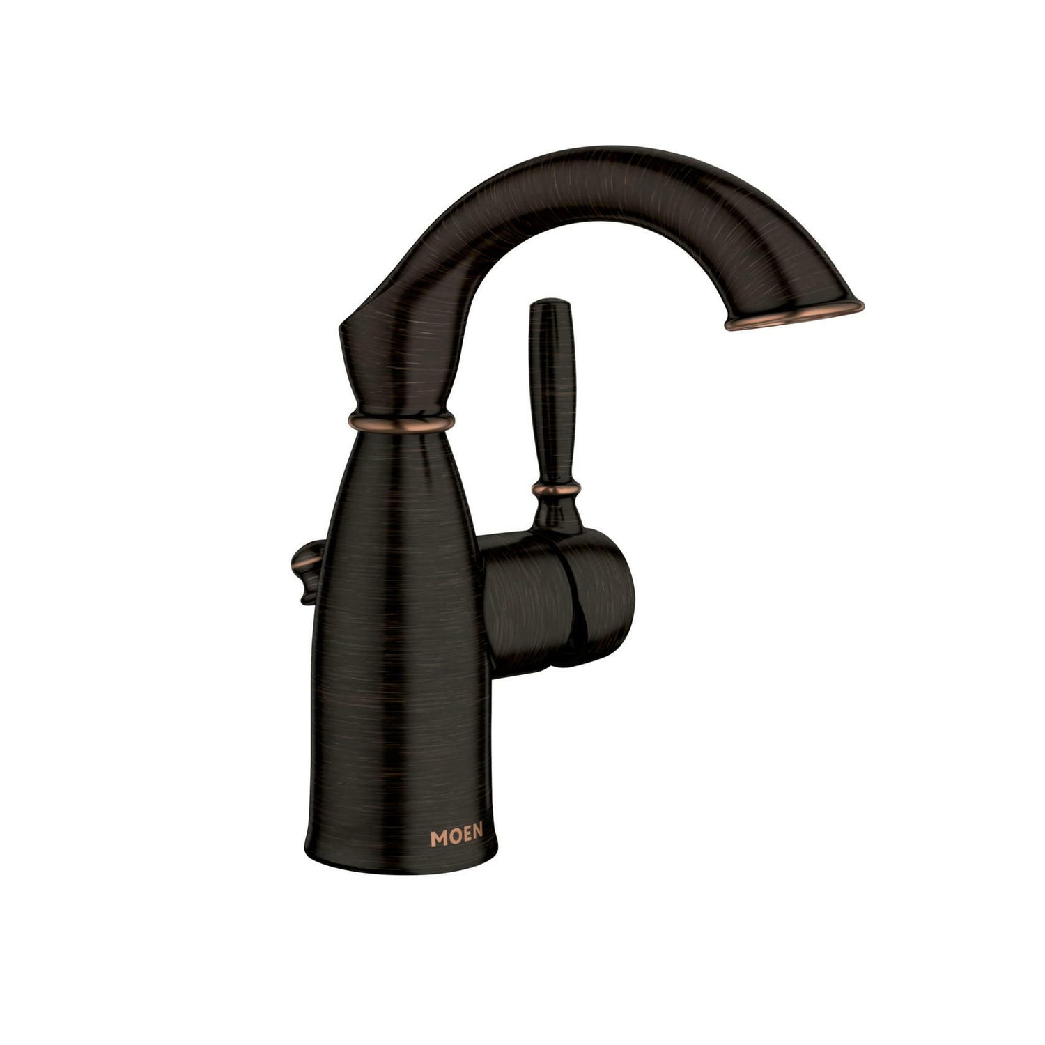 MOEN Sarona 84144BRB Single Hole Single-Handle Bathroom Faucet in Mediterranean Bronze