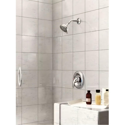 MOEN Adler 82604 Single Handle Shower Faucet 1.75 GPM in Chrome (Valve Included)