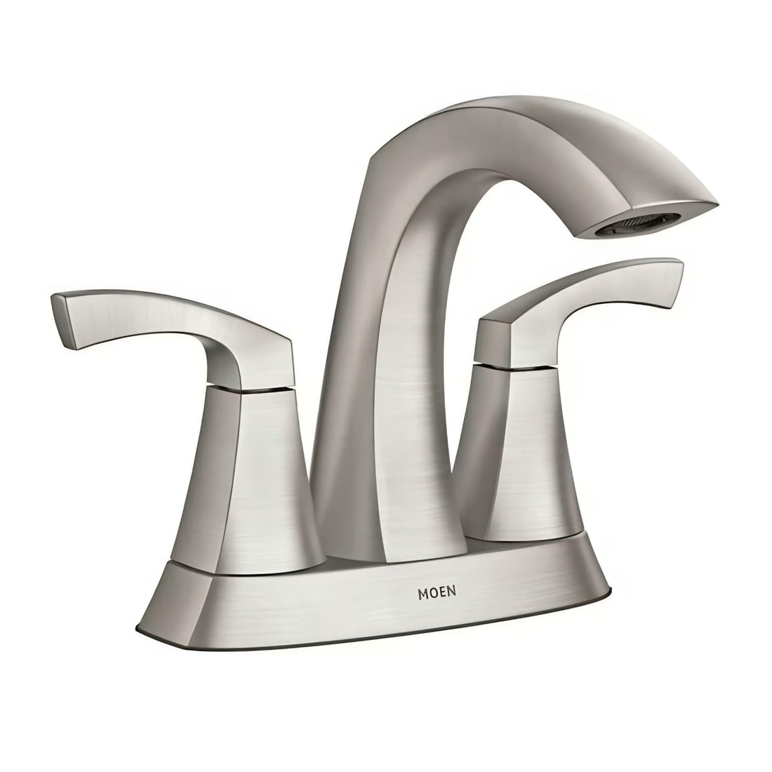 MOEN Lindor 84506SRN Two-Handle Bathroom Sink Faucet in Spot Resist Brushed Nickel