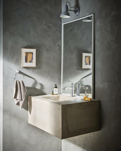 MOEN Glyde 6170 Single-Handle Single Hole Bathroom Faucet in Chrome (Drain Included)
