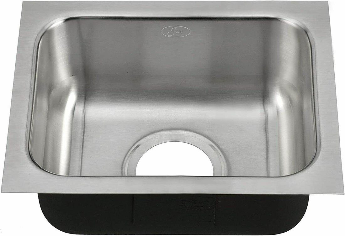 Just Manufacturing Stylist Group 11X14 0 Hole Single Band Bar SINK Stainless Steel - Like New