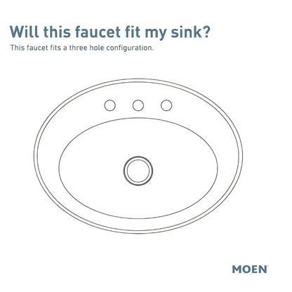 MOEN Korek 84466SRN Single-Handle Bathroom Sink Faucet in Brushed Nickel