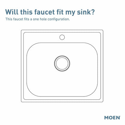 MOEN STo S72308BG Single-Handle Pull-Down Sprayer Kitchen Faucet with Reflex in Brushed Gold