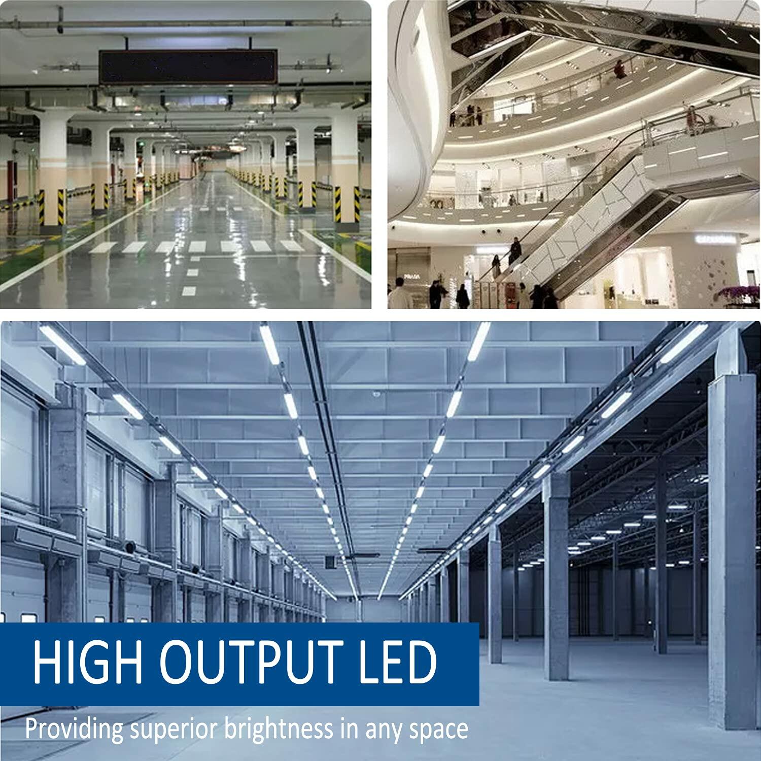 HMINLED T8 LED Tube, 3000K 4 ft Frosted Bulbs, 48’’ Ballast Bypass Dual-Ended Power Tubes, 22W T12 Warm White Fluorescent Replacement Lights, Type B Linear Bulb 2400 Lumens, 25 Pack - Like New