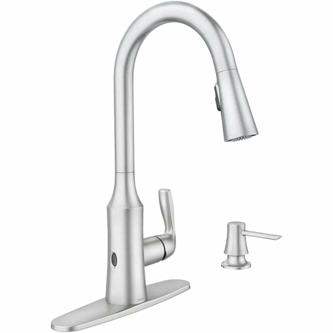 MOEN Wave 206877SRS Touchless Activation Pulldown Kitchen Faucet in Spot Resistance-Stainless Finish