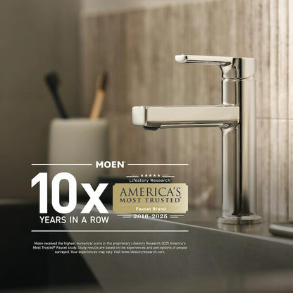 MOEN Graeden 82137BL Magnetix 1-handle Multi-head 6.75-in Round Bathtub and shower Faucet in Matte Black