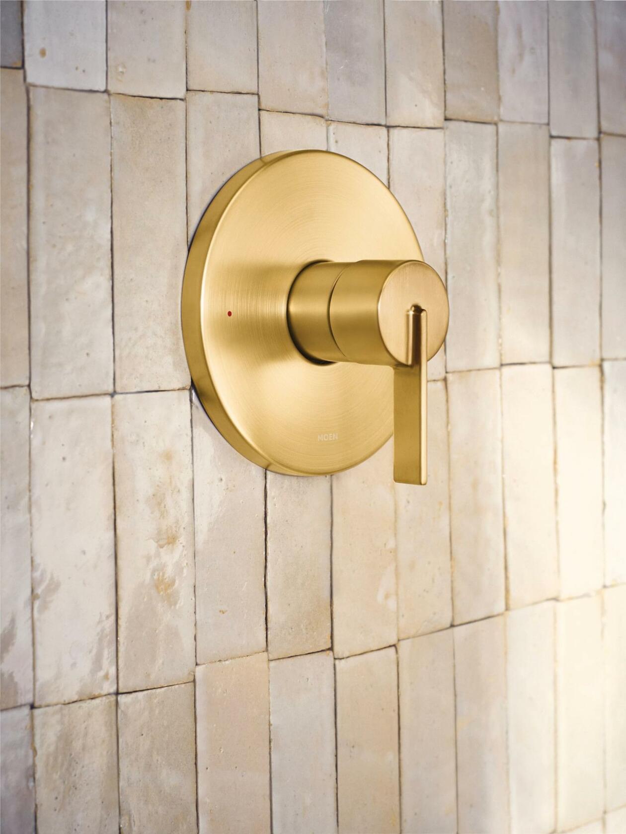 MOEN Cia UT3362EPBG 1-handle Single function 10-Inches Shower Faucet in Brushed Gold