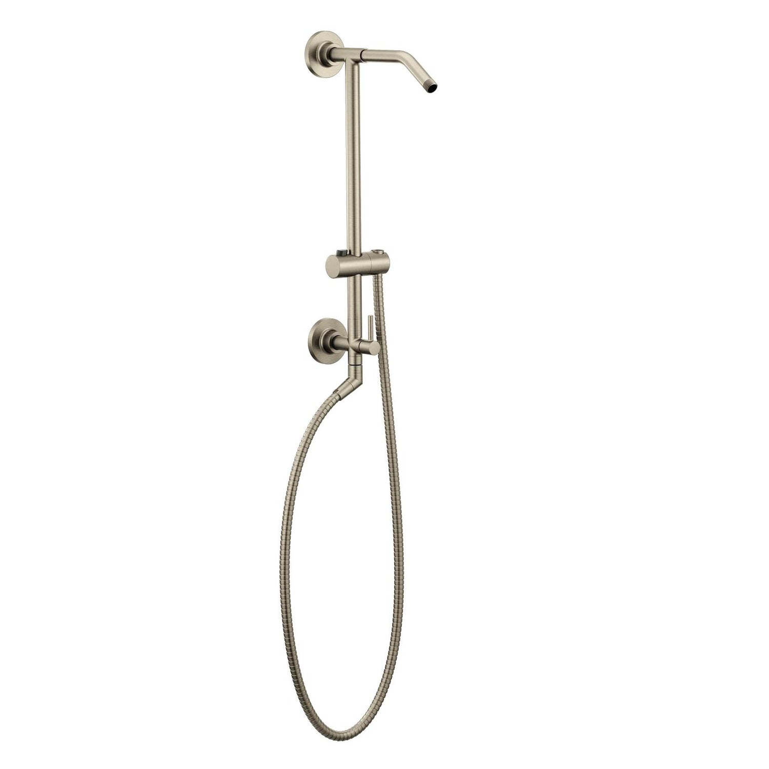 MOEN Annex TS3661NHBN Shower Rail System with 2-Function Diverter in Brushed Nickel (Valve Not Included)