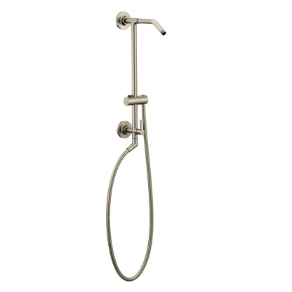 MOEN Annex TS3661NHBN Shower Rail System with 2-Function Diverter in Brushed Nickel (Valve Not Included)