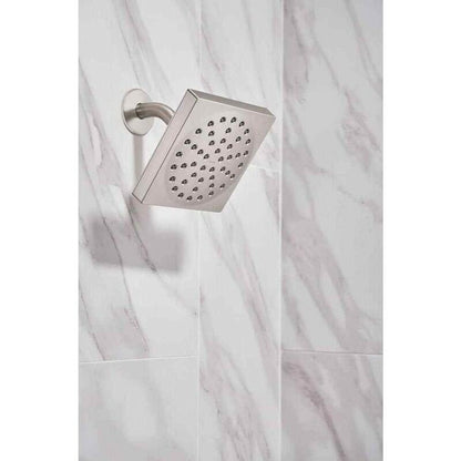 MOEN Genta 82760SRN Single-Handle 1-Spray Tub and Shower Faucet in Spot Resist Brushed Nickel (Valve Included)
