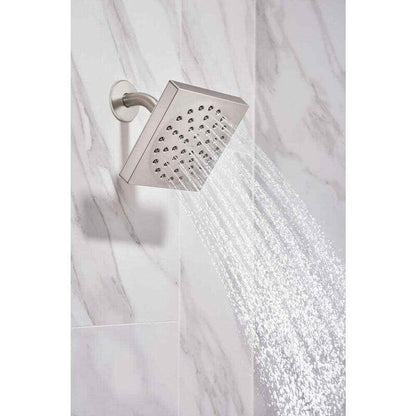 MOEN Genta 82760SRN Single-Handle 1-Spray Tub and Shower Faucet in Spot Resist Brushed Nickel (Valve Included)