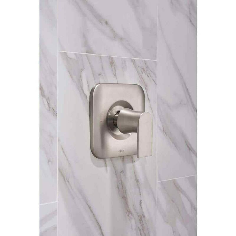 MOEN Genta 82760SRN Single-Handle 1-Spray Tub and Shower Faucet in Spot Resist Brushed Nickel (Valve Included)