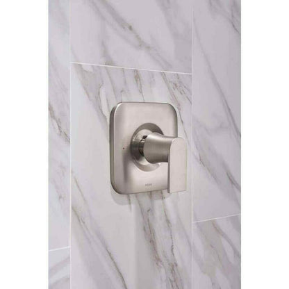 MOEN Genta 82760SRN Single-Handle 1-Spray Tub and Shower Faucet in Spot Resist Brushed Nickel (Valve Included)