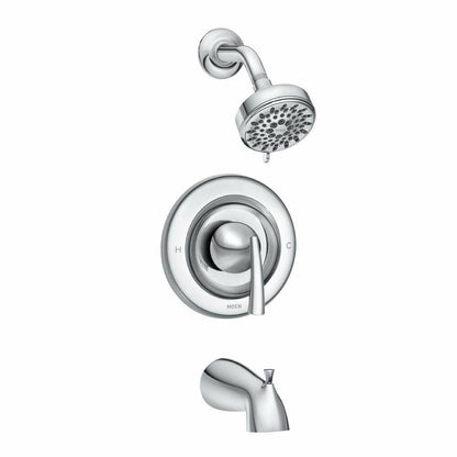 MOEN Essie 82330 Single-Handle 5-Spray Tub and Shower Faucet in Chrome (Valve Included)