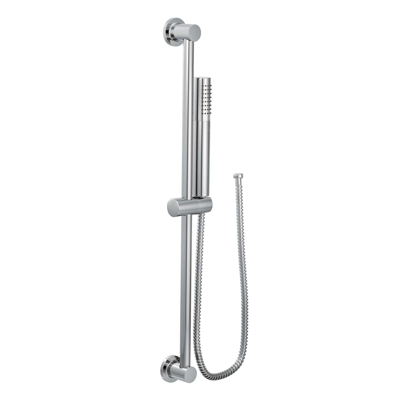 MOEN 3887EP Modern Eco-Performance Handshower Handheld Shower with 30-Inch Slide Bar and 69-Inch Metal Hose in Chrome