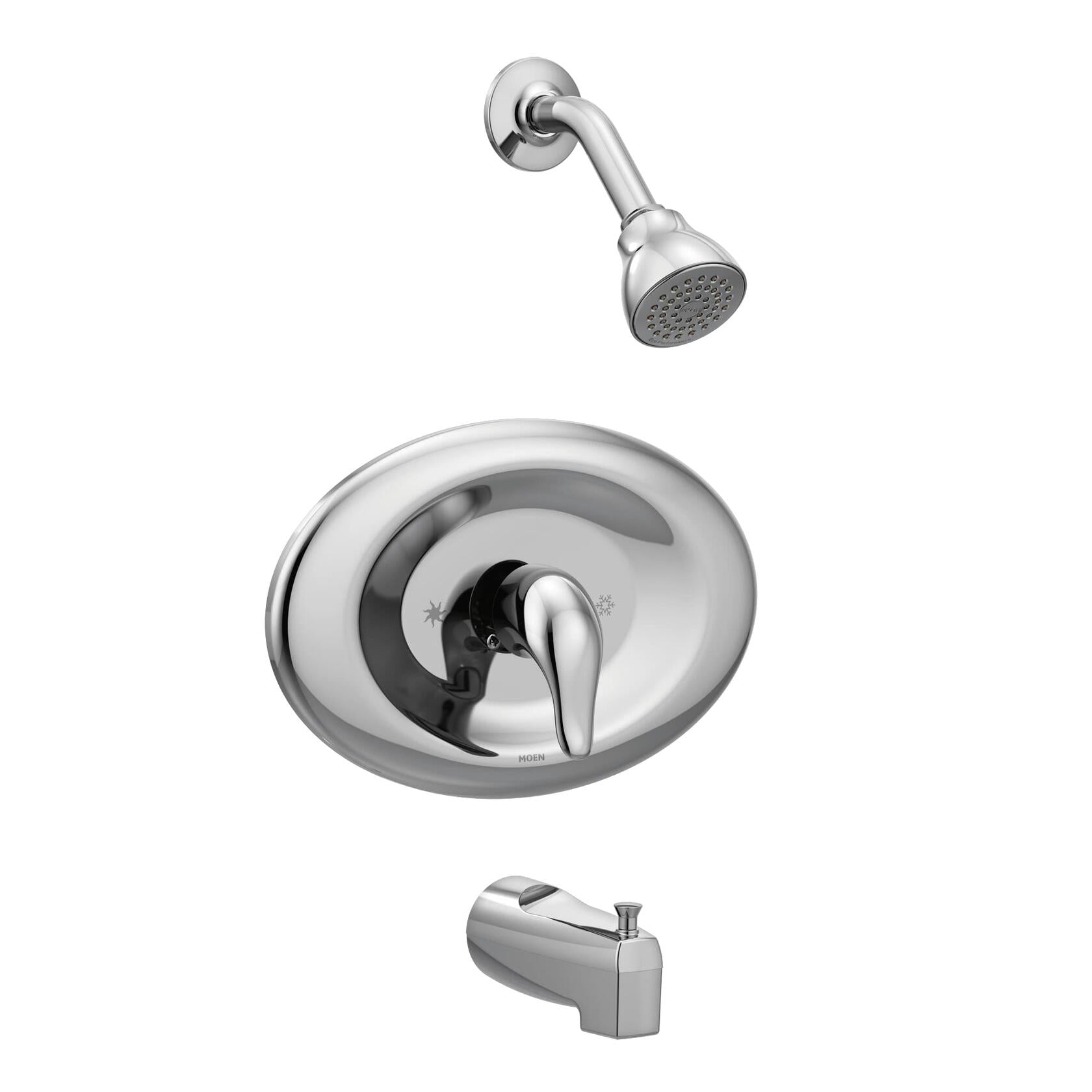 MOEN Chateau TL2369EP Chrome 1-handle Single Function 2.5-Inches Round Bathtub and Shower Faucet