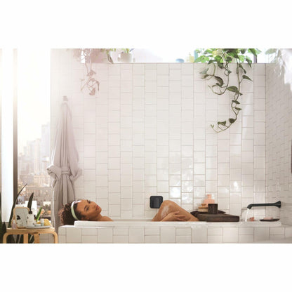 MOEN Genta WT901 LX Single Handle Wall Mount Tub Filler High Flow Tub Faucet with 10 in. Spout Reach in Chrome (Valve Not Included)