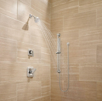 MOEN 3887EP Modern Eco-Performance Handshower Handheld Shower with 30-Inch Slide Bar and 69-Inch Metal Hose in Chrome