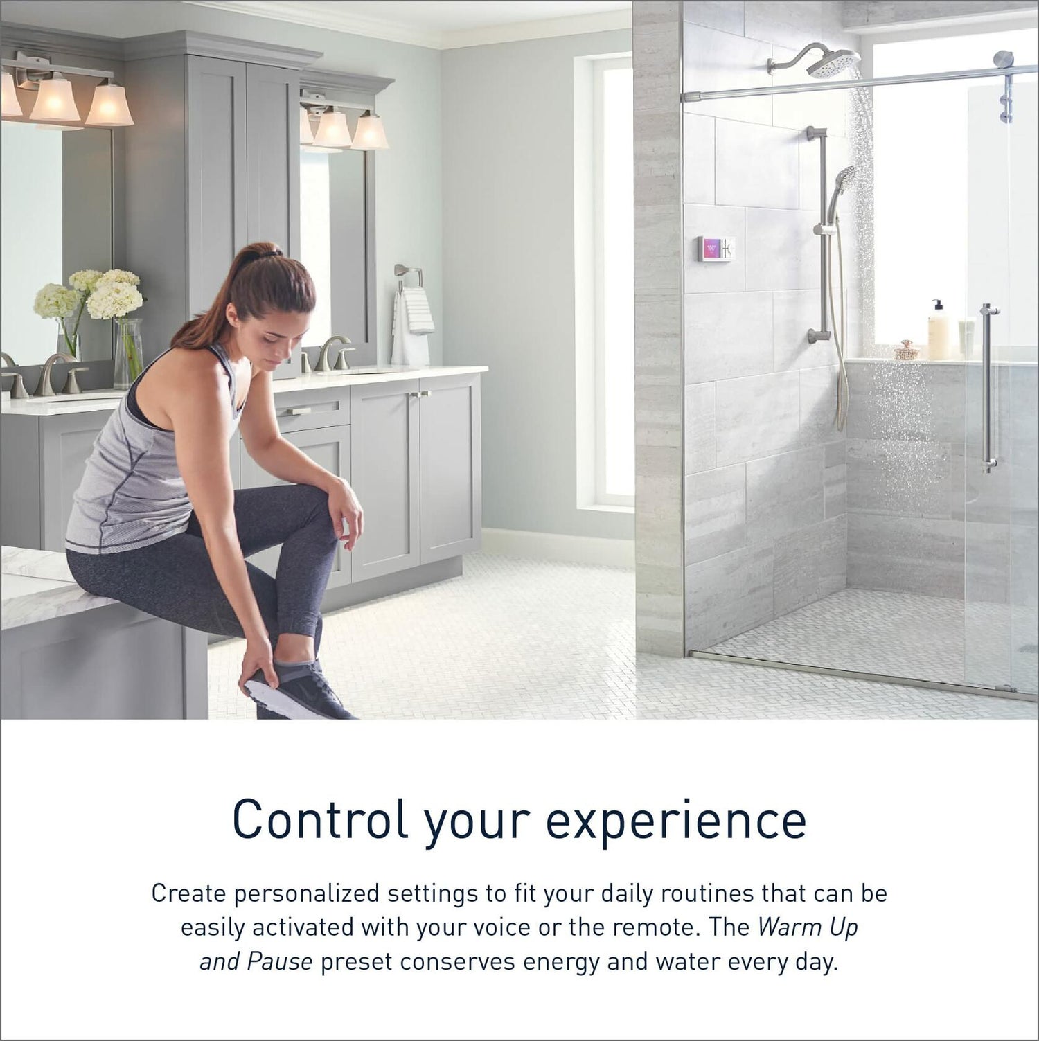 MOEN TS3302BL Smart Shower 2-Outlet Digital Shower Controller in Matte Black