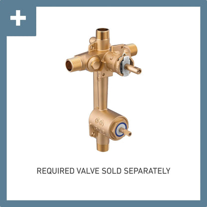 MOEN Gibson T2900 Posi-Temp with Built-in 3-Function Transfer Valve Trim Kit in Chrome (Valve Required)