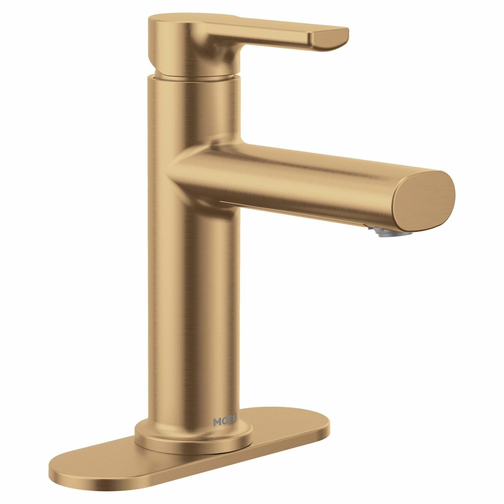 MOEN Meena 84794BZG Single Hole Single Handle Bathroom Faucet in Bronzed Gold