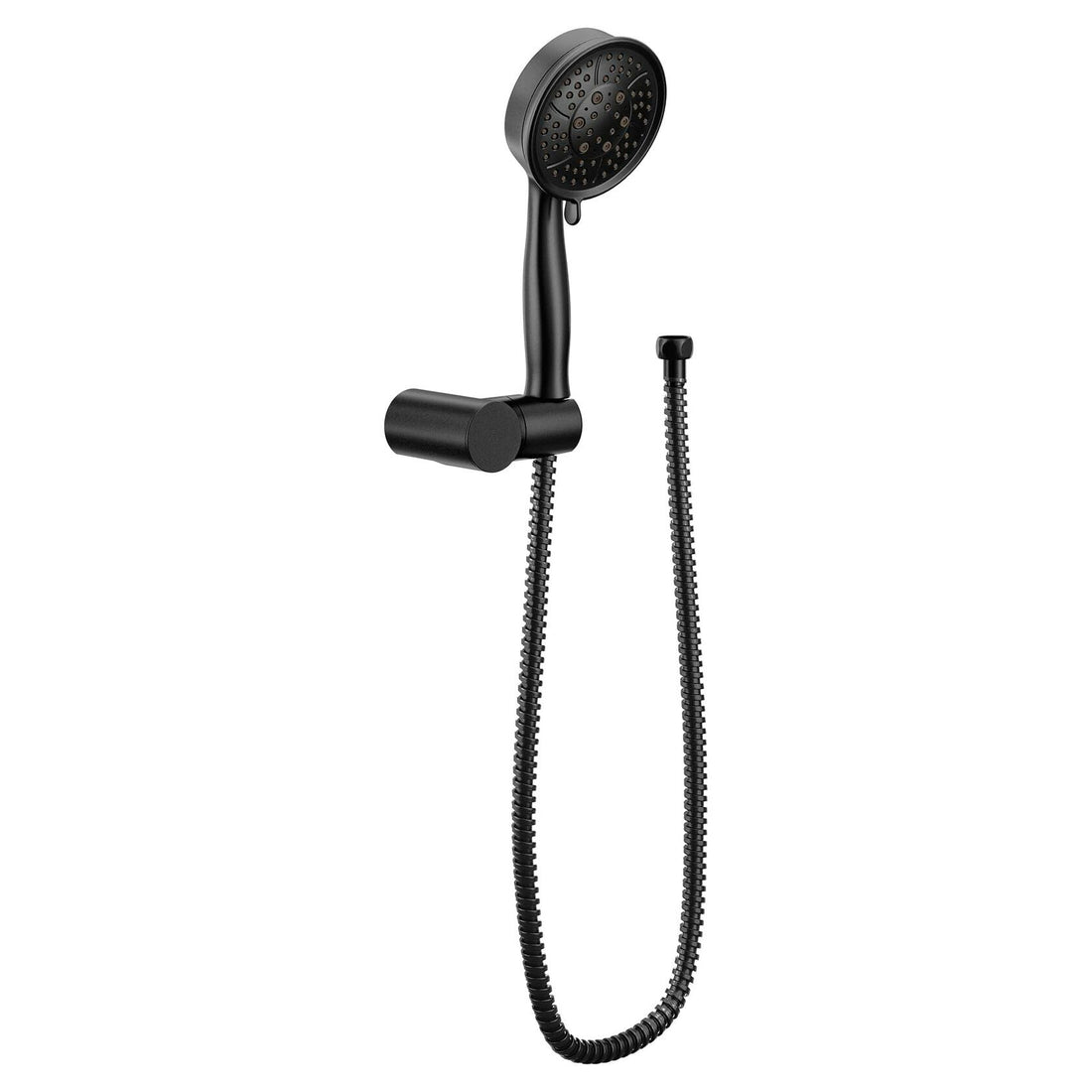 MOEN 3636EPBL Four Function Eco-Performance Handheld Shower with Wall Bracket and 69-Inch Hose in Matte Black