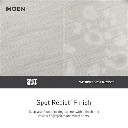 MOEN Adler 82604SRN One Handle Shower Faucet in Spot Resist Brushed Nickel (Valve Included)