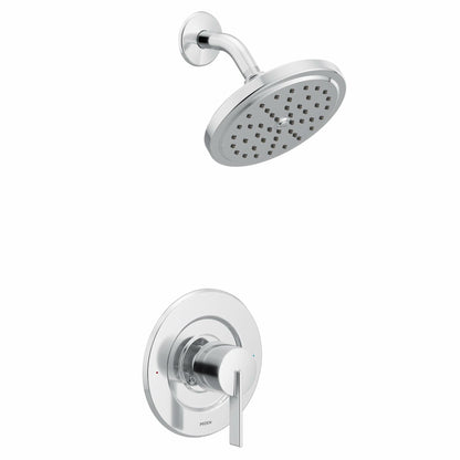 MOEN Cia T2262EP Posi-Temp Rain Shower 1-Handle with Eco-Performance Shower Only Faucet Trim Kit in Chrome (Valve Sold Separately)