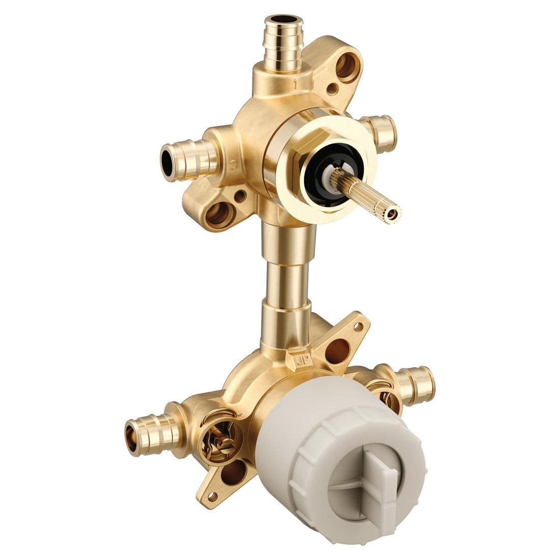 MOEN M-CORE U232CXS Valve with 2 or 3 Function Integrated Transfer Valve with Cold Expansion PEX Connections and Stops