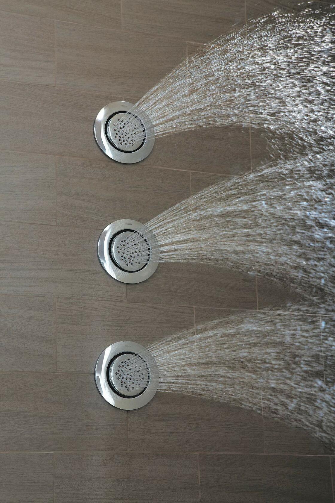 MOEN Mosaic TS1322BG Round Single-Function Body Spray in Brushed Gold (Valve Required)