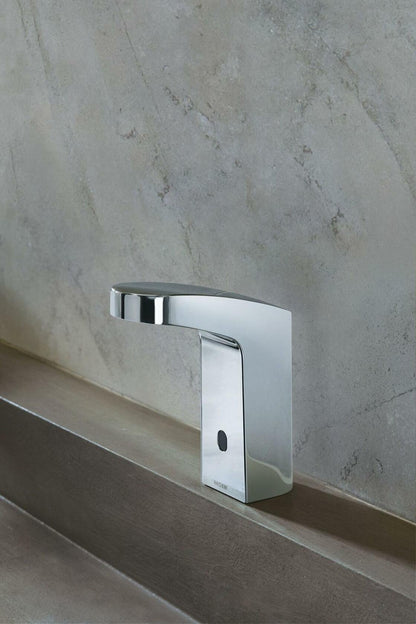 MOEN M-Power 8551 Sensor Operated Single Mount Above Deck Bathroom High Arc Battery Powered Faucet in Chrome