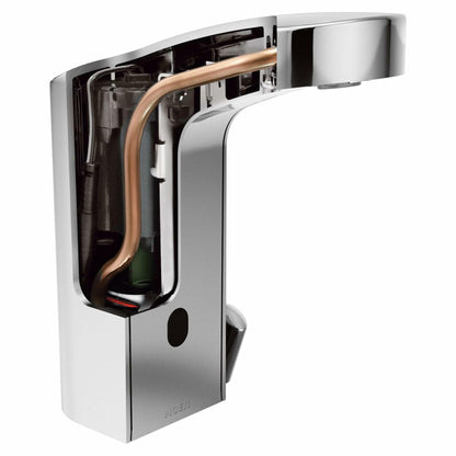 MOEN M-Power 8551 Sensor Operated Single Mount Above Deck Bathroom High Arc Battery Powered Faucet in Chrome