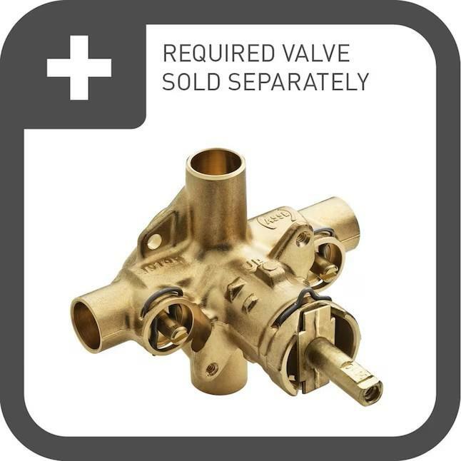 MOEN T8342EP15 Shower System Trim Package with 1.5 GPM Single Function Shower Head in Chrome (Valve Required)