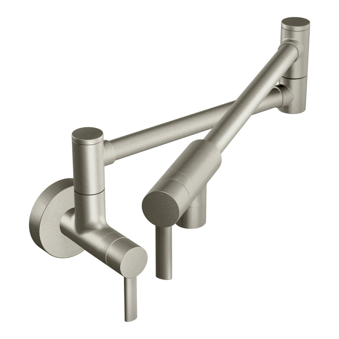 MOEN Modern S665SRS Wall Mounted Pot Filler Kitchen Faucet in Spot Resist Stainless