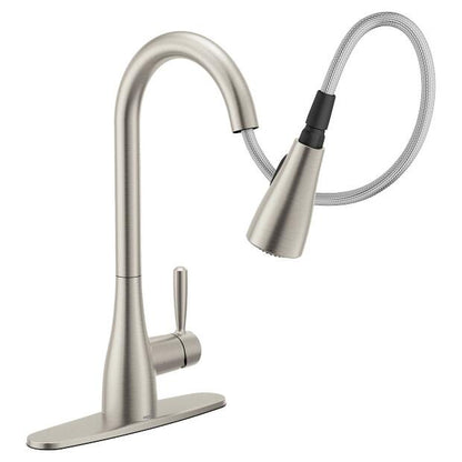 MOEN Doherty 87260SRS Single Handle Pull-Down Kitchen Faucet with Reflex in Spot Resist Stainless