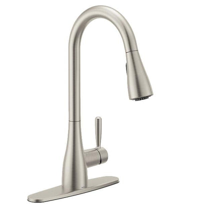 MOEN Doherty 87260SRS Single Handle Pull-Down Kitchen Faucet with Reflex in Spot Resist Stainless