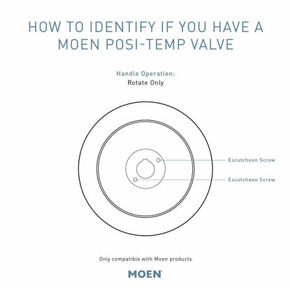 MOEN Belfield T2313BN Posi-Temp Tub/Shower Trim Kit in Brushed Nickel (Valve Required)