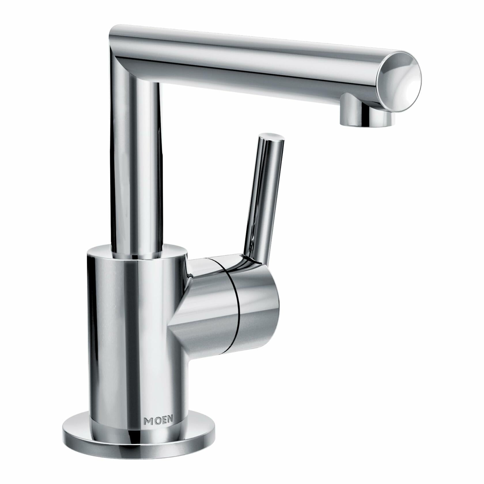 MOEN Arris S43001 One-Handle Single Hole Modern Bathroom Faucet in Chrome