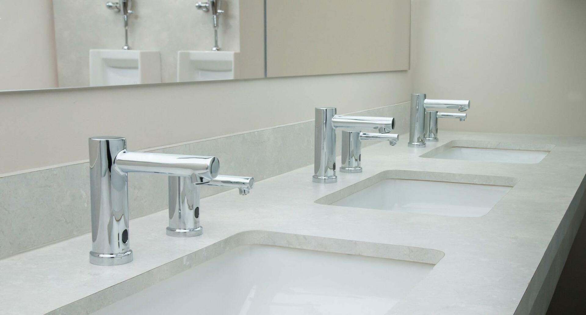 MOEN Commercial Align 8559 M-Power Electronic Touchless Bathroom Sink Faucet in Chrome