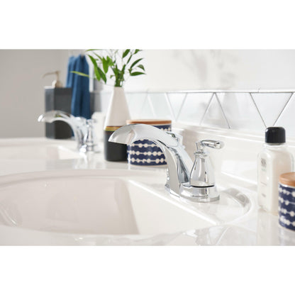 MOEN Hilliard 84532 Two Handle Centerset Lavatory Bathroom Faucet in Chrome