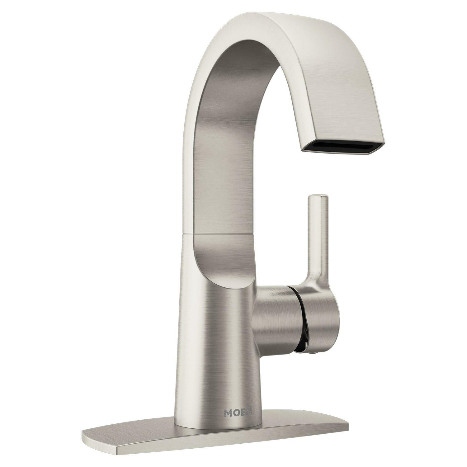MOEN Avri 84156SRN One Handle Bathroom Sink Faucet in Spot Resist Brushed Nickel