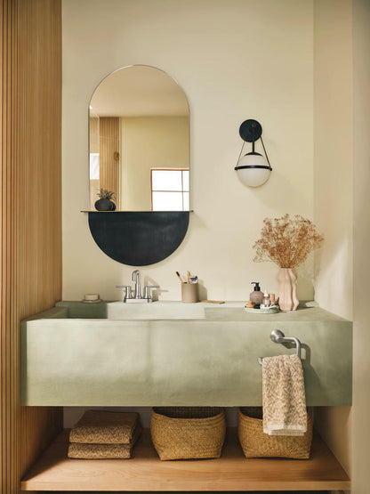 MOEN Zyla 84141SRN Two Handle High Arc Bathroom Faucet Spot Resist Brushed Nickel