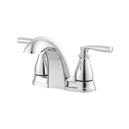 MOEN Hilliard 84532 Two Handle Centerset Lavatory Bathroom Faucet in Chrome