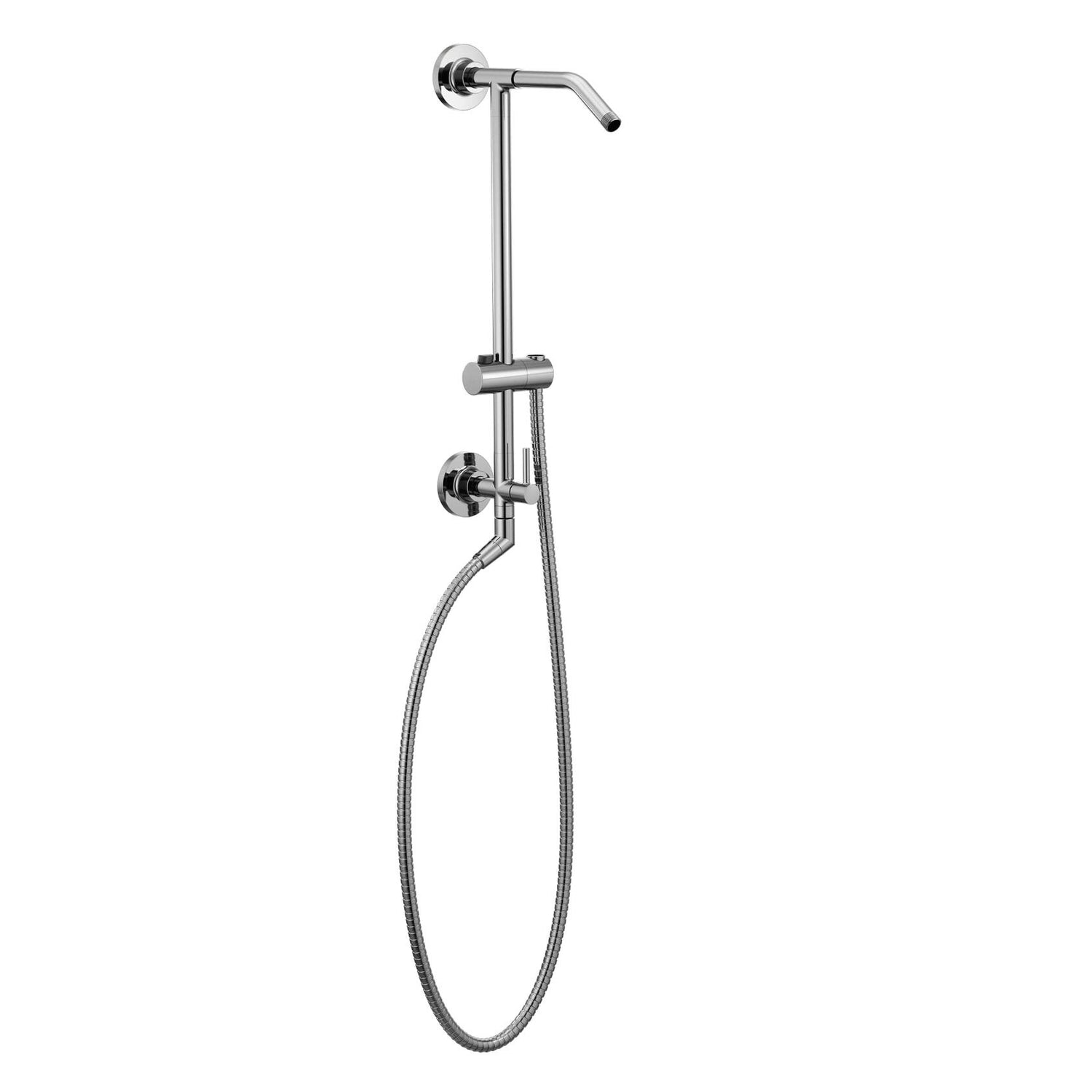 MOEN TS3661NH Shower Rail System with 2-Function Diverter in Chrome (Valve Not Included)