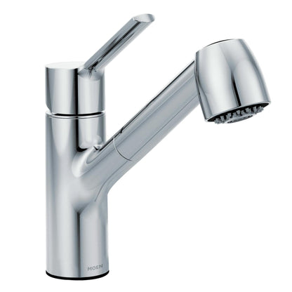 MOEN Method 7585C One-Handle Pullout Modern Kitchen Faucet with Power Clean in Chrome
