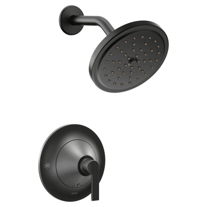 MOEN Doux TS2202EPBL Single-Handle Eco-Performance Posi-Temp Shower Faucet Trim Kit in Matte Black (Valve Not Included)