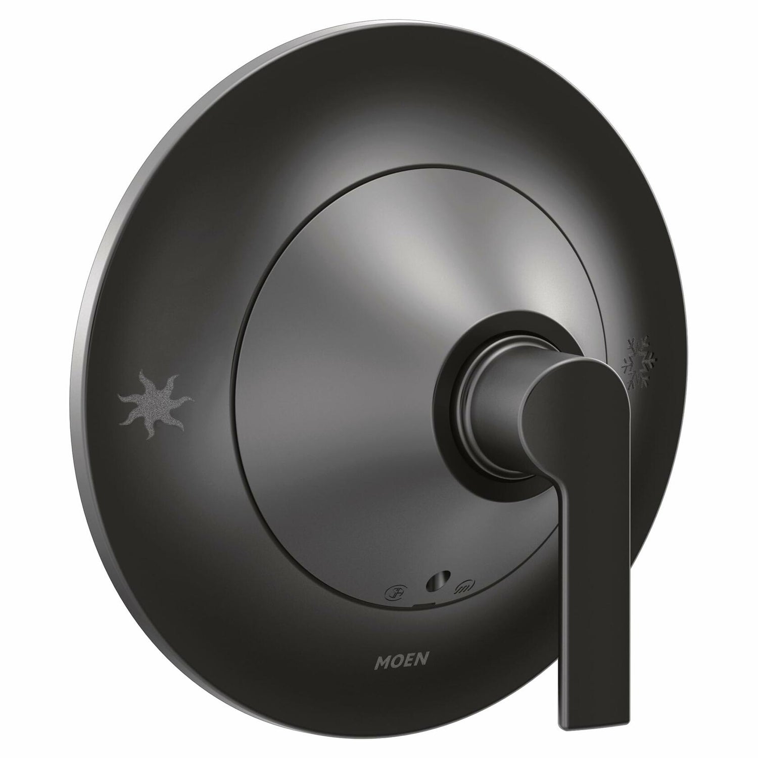 MOEN Doux TS2201BL One Handle Posi-Temp Pressure Balancing Valve Trim Kit in Matte Black (Valve Required)