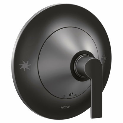 MOEN Doux TS2201BL One Handle Posi-Temp Pressure Balancing Valve Trim Kit in Matte Black (Valve Required)