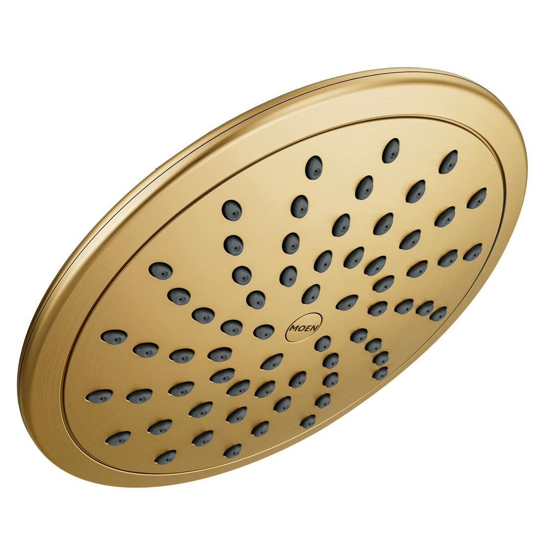 MOEN 6345EPBG One Spray Pattern 8 in. Wall Mount Fixed Shower Head in Brushed Gold