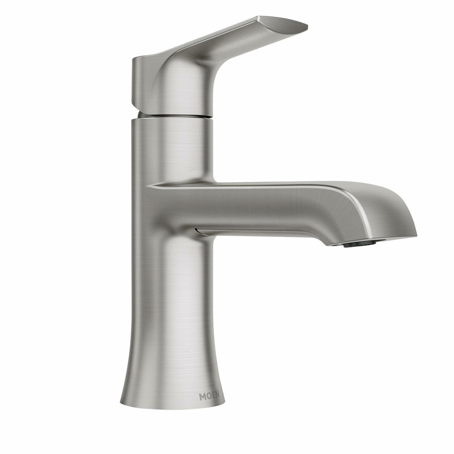 MOEN Liso 84540SRN Single Handle Single Hole Bathroom Faucet in Spot Resist Brushed Nickel
